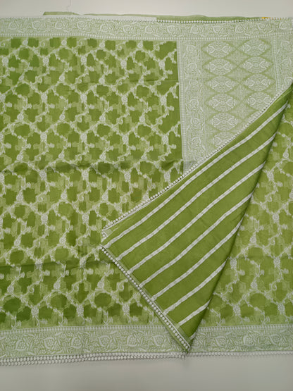FANCY CHANDERI SILK SAREE