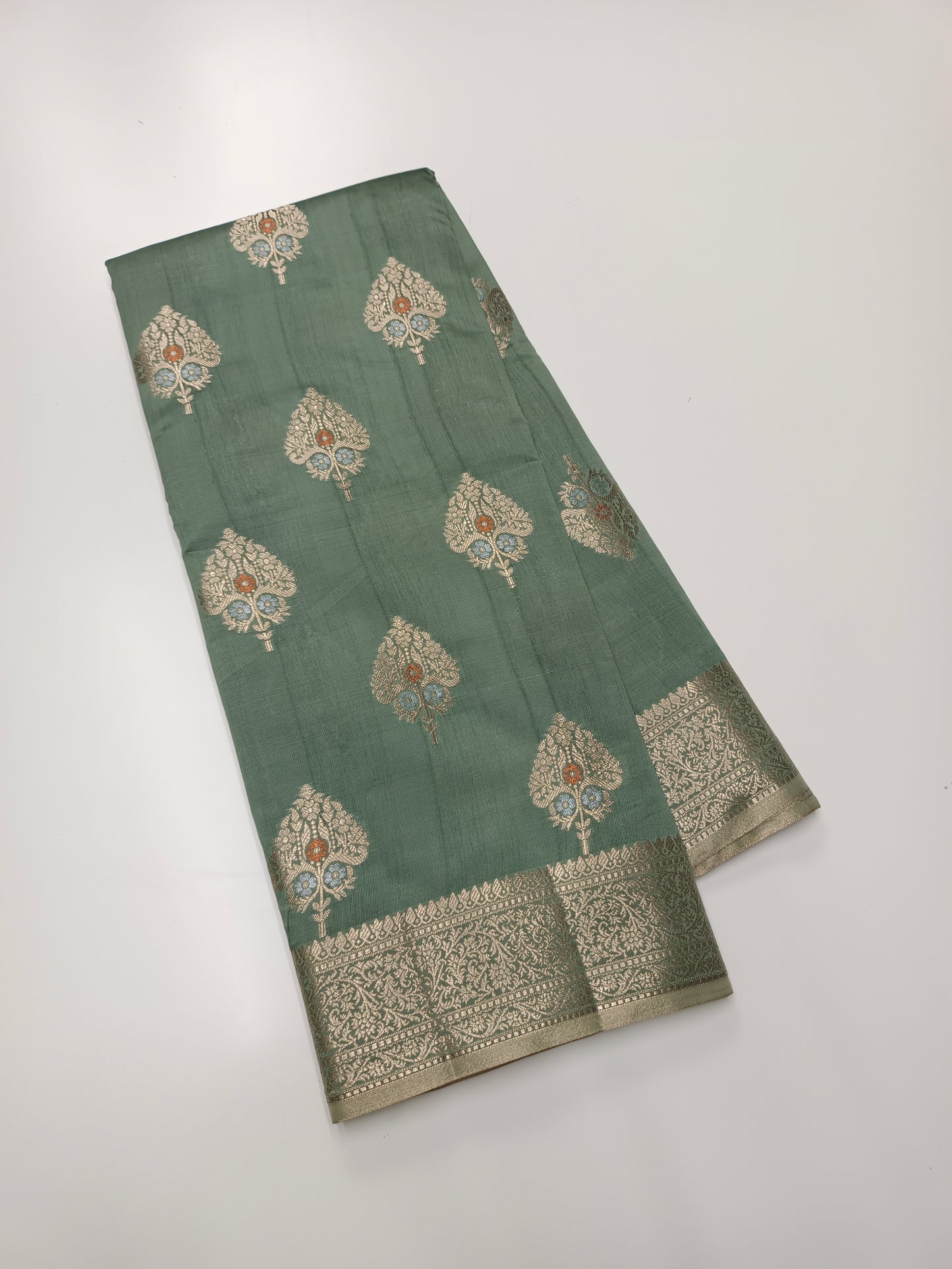 FANCY CHANDERI SILK SAREE