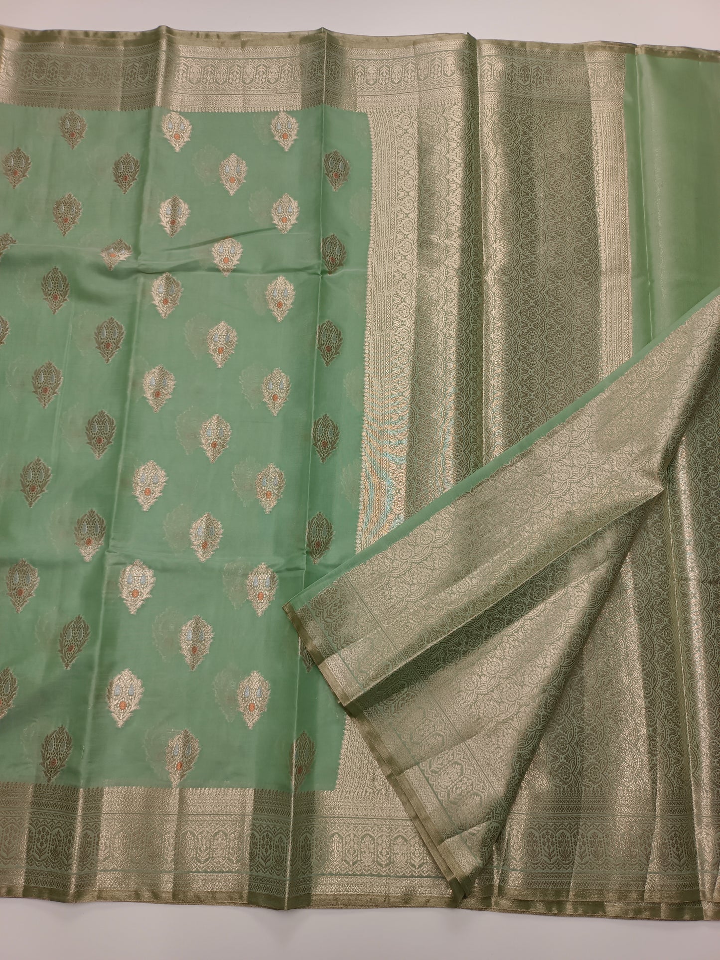FANCY CHANDERI SILK SAREE