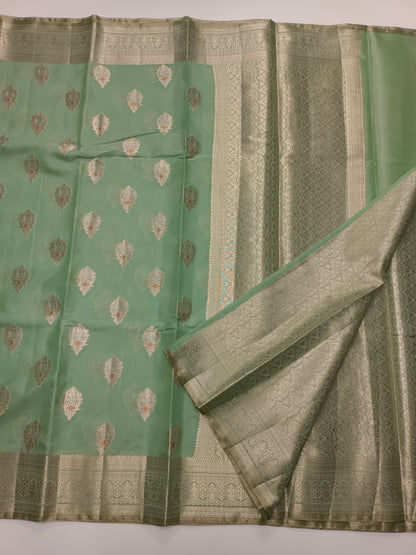 FANCY CHANDERI SILK SAREE