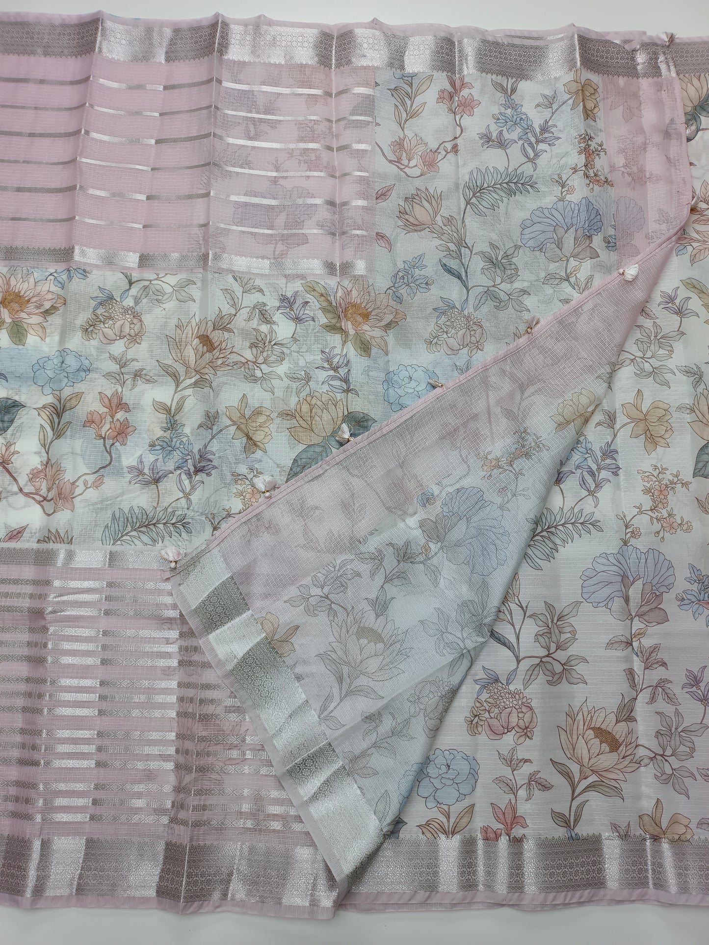 FANCY KORA SILK SAREE