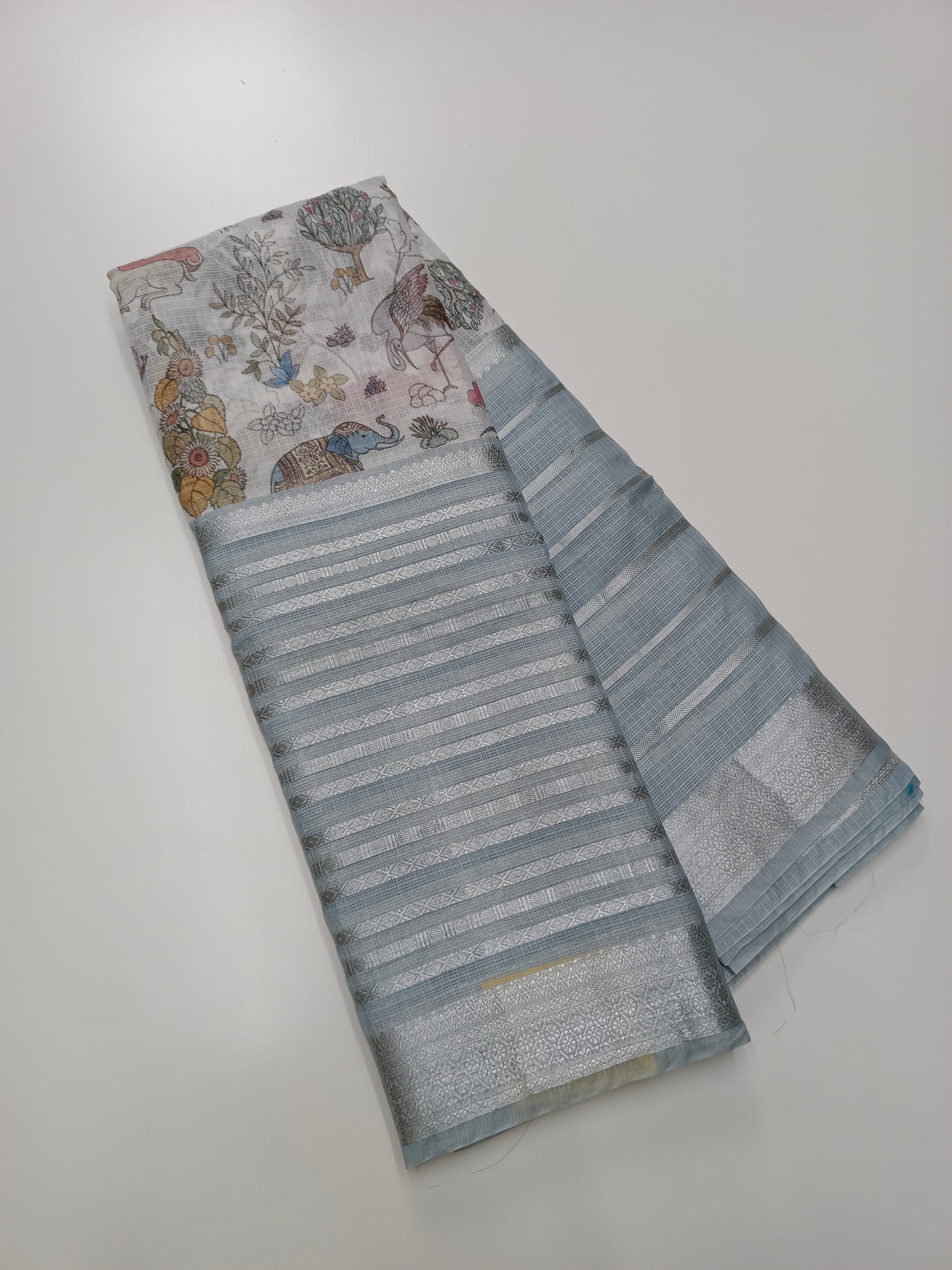 FANCY KORA SILK SAREE