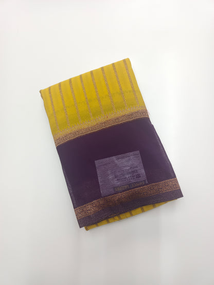 FANCY CHINON CHIFFON SAREE