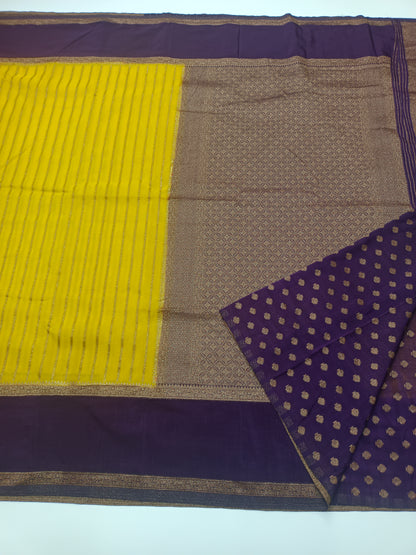FANCY CHINON CHIFFON SAREE