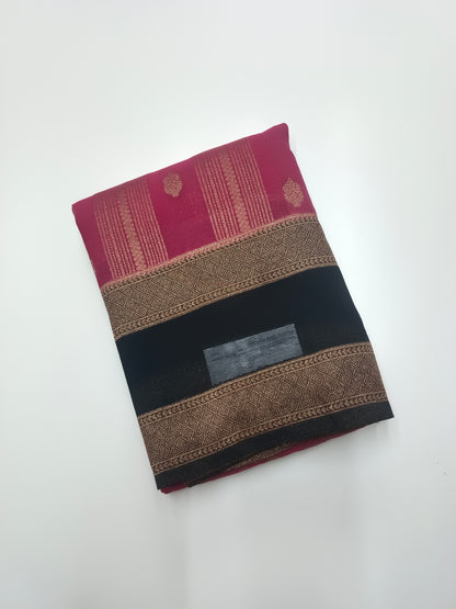 FANCY CHINON CHIFFON SAREE