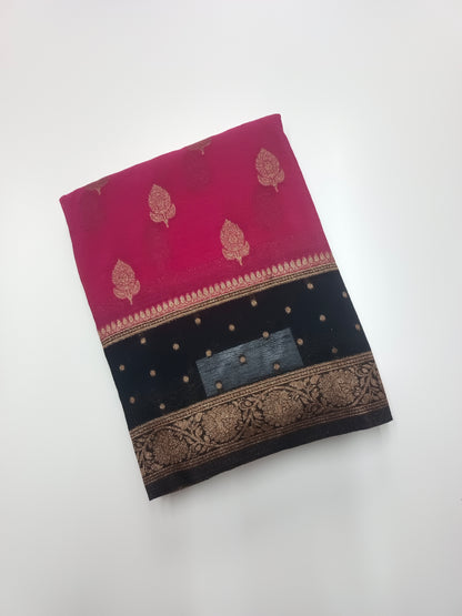 FANCY CHINON CHIFFON SAREE