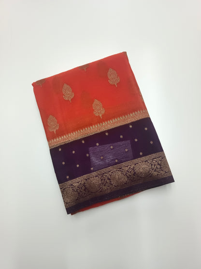 FANCY CHINON CHIFFON SAREE