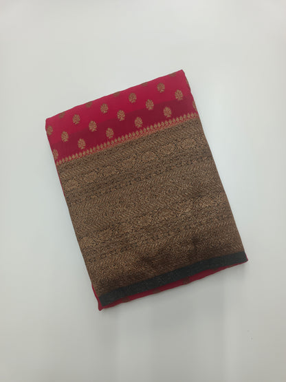 FANCY CHINON CHIFFON SAREE