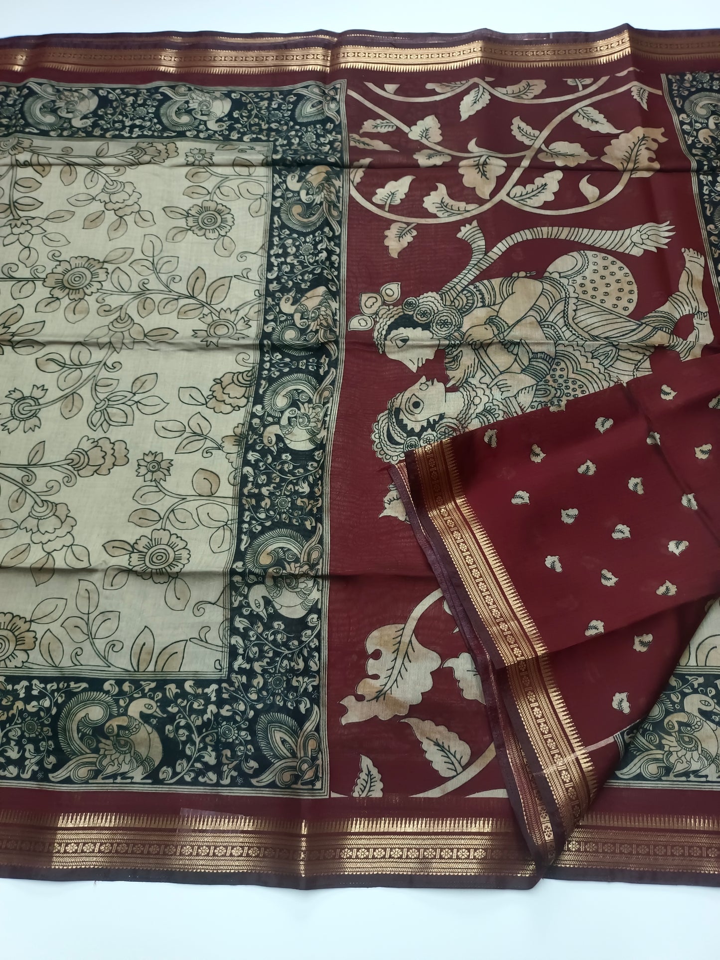 FANCY ASSAM COTTON SAREE