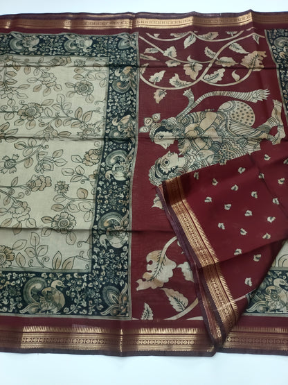 FANCY ASSAM COTTON SAREE