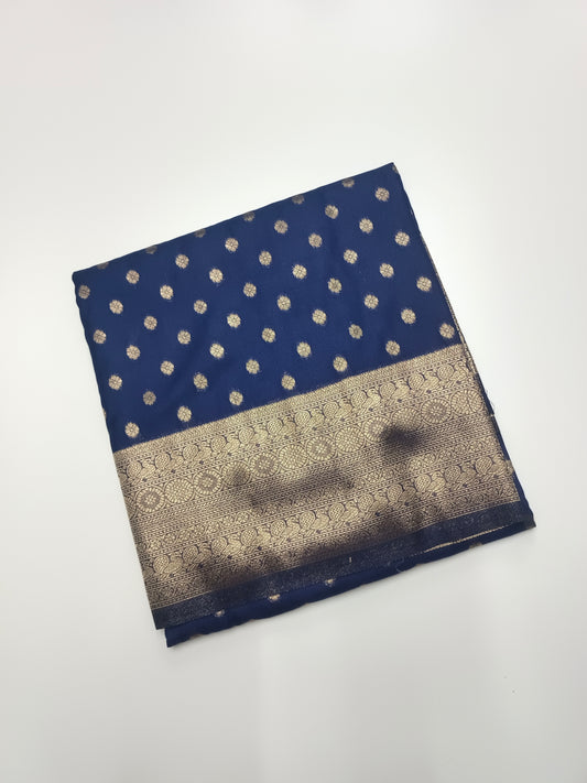 FANCY CHINON CREPE SAREE