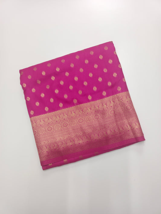FANCY CHINON CREPE SAREE