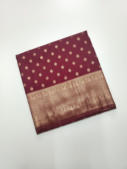 FANCY CHINON CREPE SAREE
