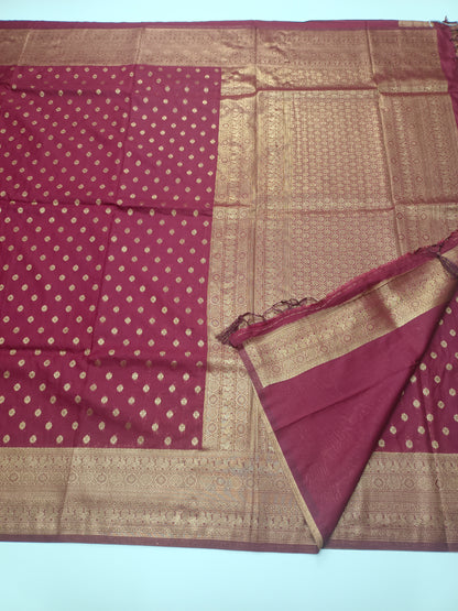 FANCY CHINON CREPE SAREE