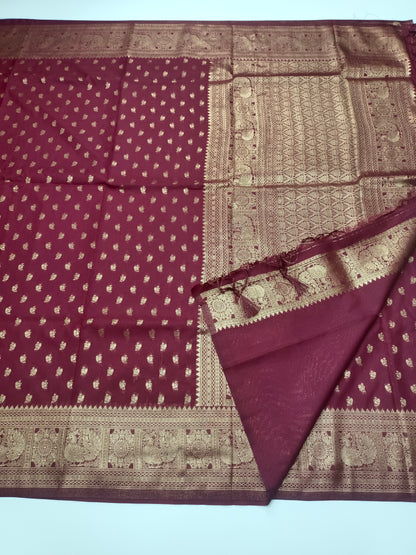 FANCY CHINON CREPE SAREE