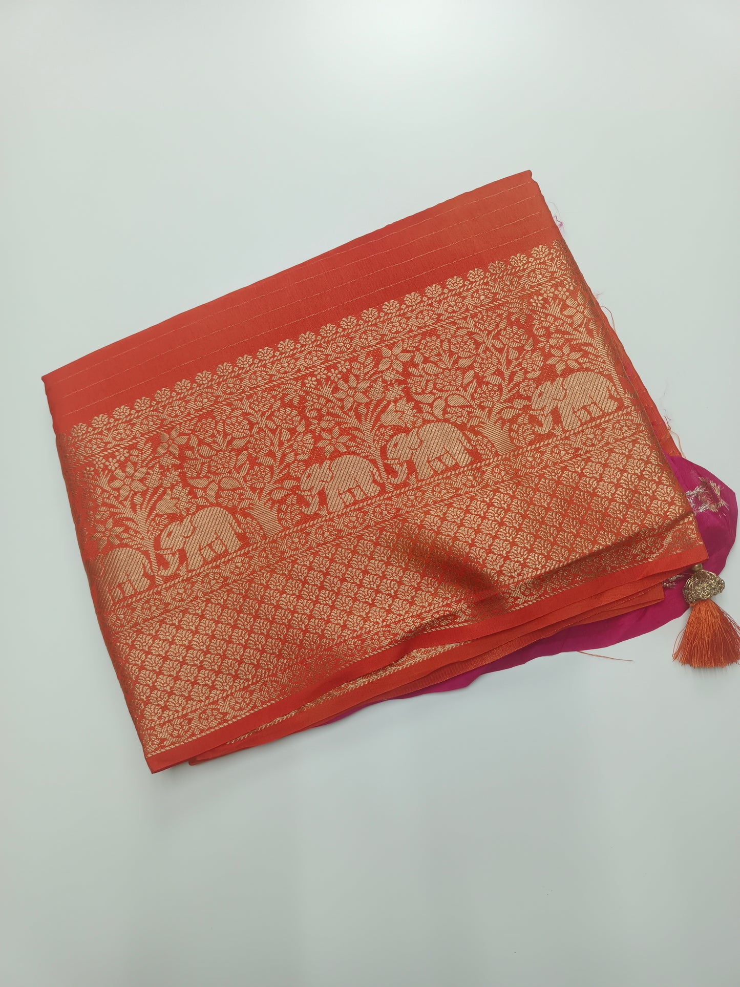 FANCY SEMI DOLA SILK SAREE(SPECIAL 30% DISCOUNT)