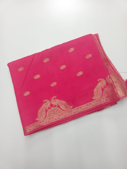 FANCY SEMI DOLA SILK SAREE(SPECIAL 30% DISCOUNT)