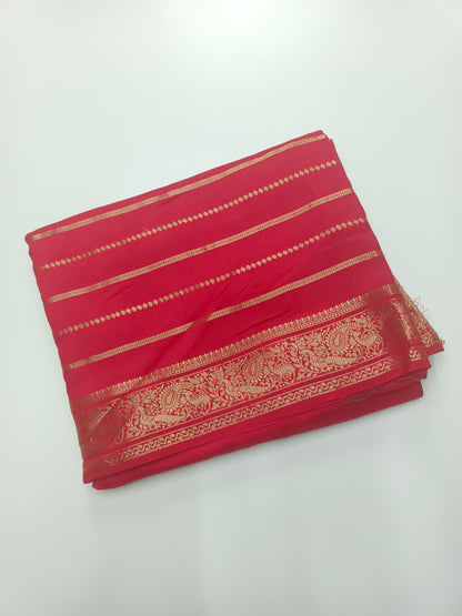 FANCY SEMI DOLA SILK SAREE(SPECIAL 30% DISCOUNT)