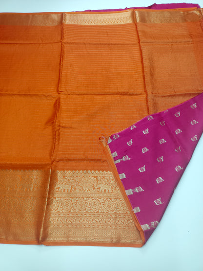 FANCY SEMI DOLA SILK SAREE(SPECIAL 30% DISCOUNT)