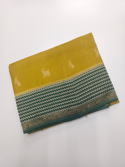 FANCY SEMI DOLA SILK SAREE(SPECIAL 30% DISCOUNT)