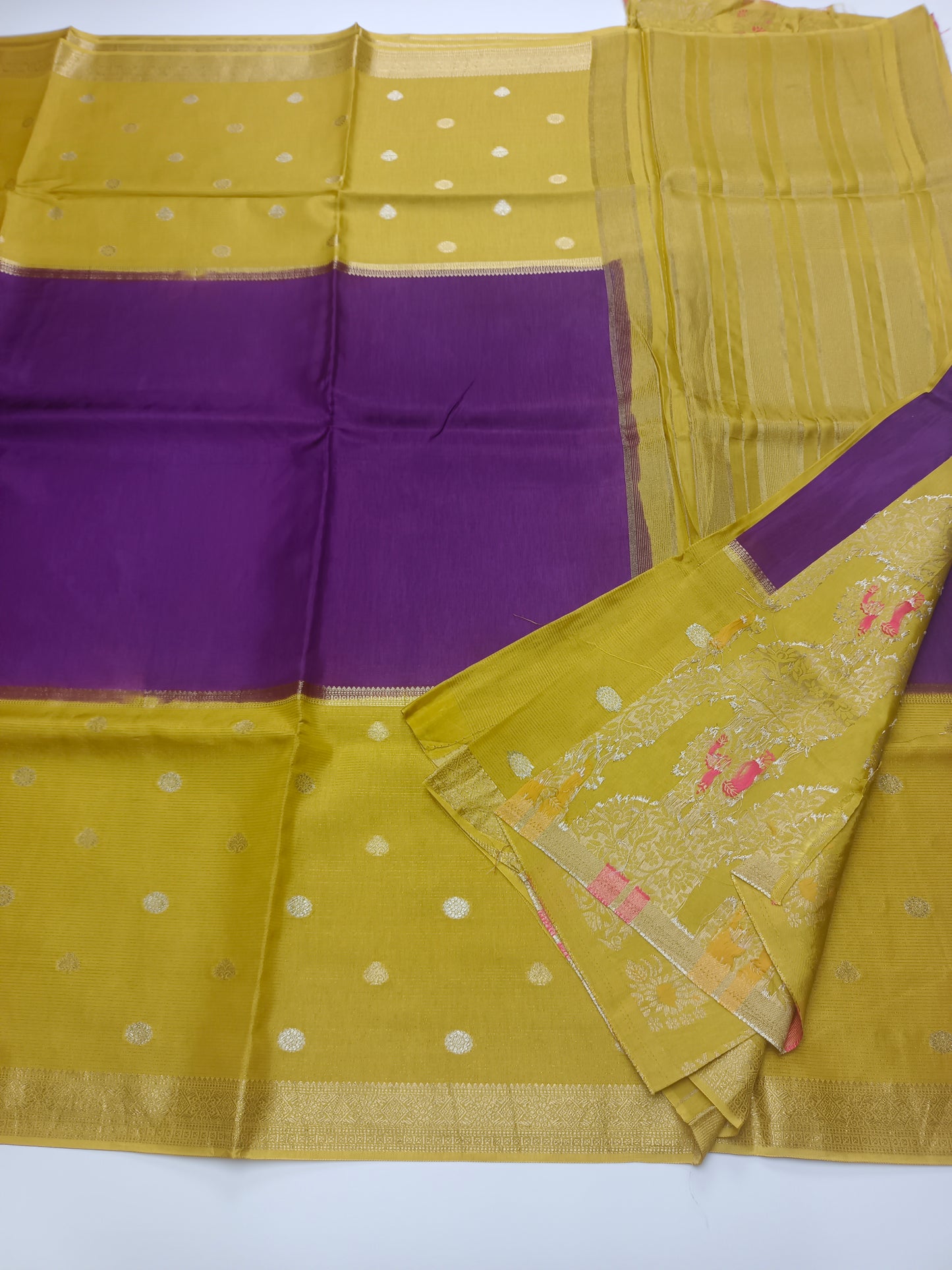 FANCY SEMI DOLA SILK SAREE(SPECIAL 30% DISCOUNT)