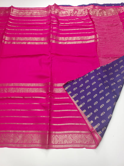 FANCY SEMI DOLA SILK SAREE(SPECIAL 30% DISCOUNT)