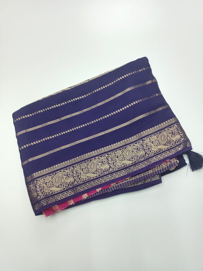 FANCY SEMI DOLA SILK SAREE(SPECIAL 30% DISCOUNT)