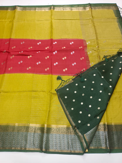 FANCY SEMI DOLA SILK SAREE (SPECIAL 30% DISCOUNT)