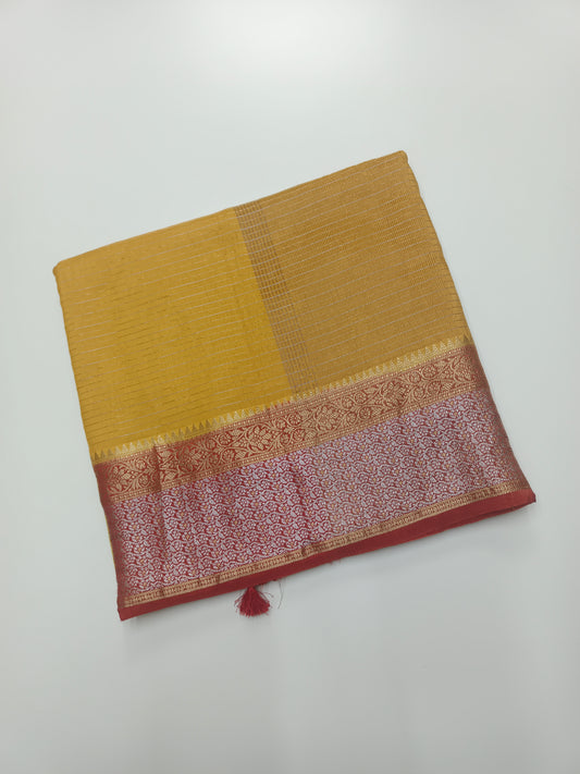 FANCY SEMI DOLA SILK SAREE (SPECIAL 30% DISCOUNT)