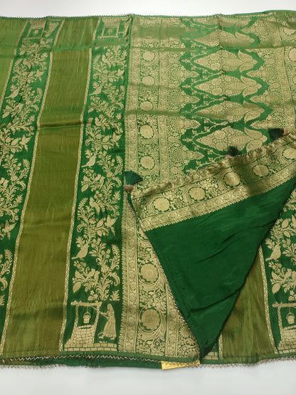 FANCY SEMI DOLA SILK SAREE (SPECIAL 30% DISCOUNT)
