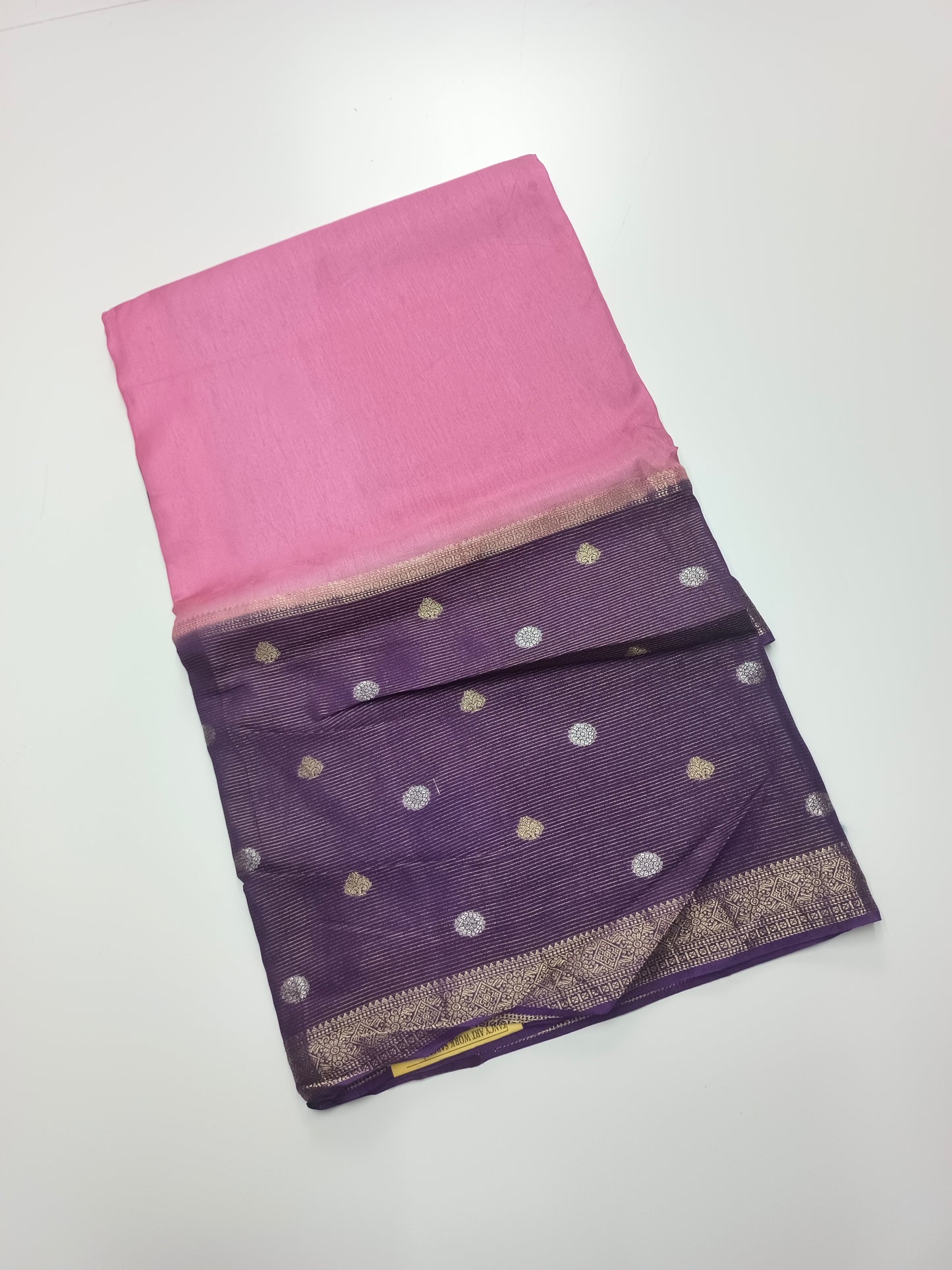 FANCY SEMI DOLA SILK SAREE (SPECIAL 30% DISCOUNT)