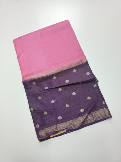FANCY SEMI DOLA SILK SAREE (SPECIAL 30% DISCOUNT)