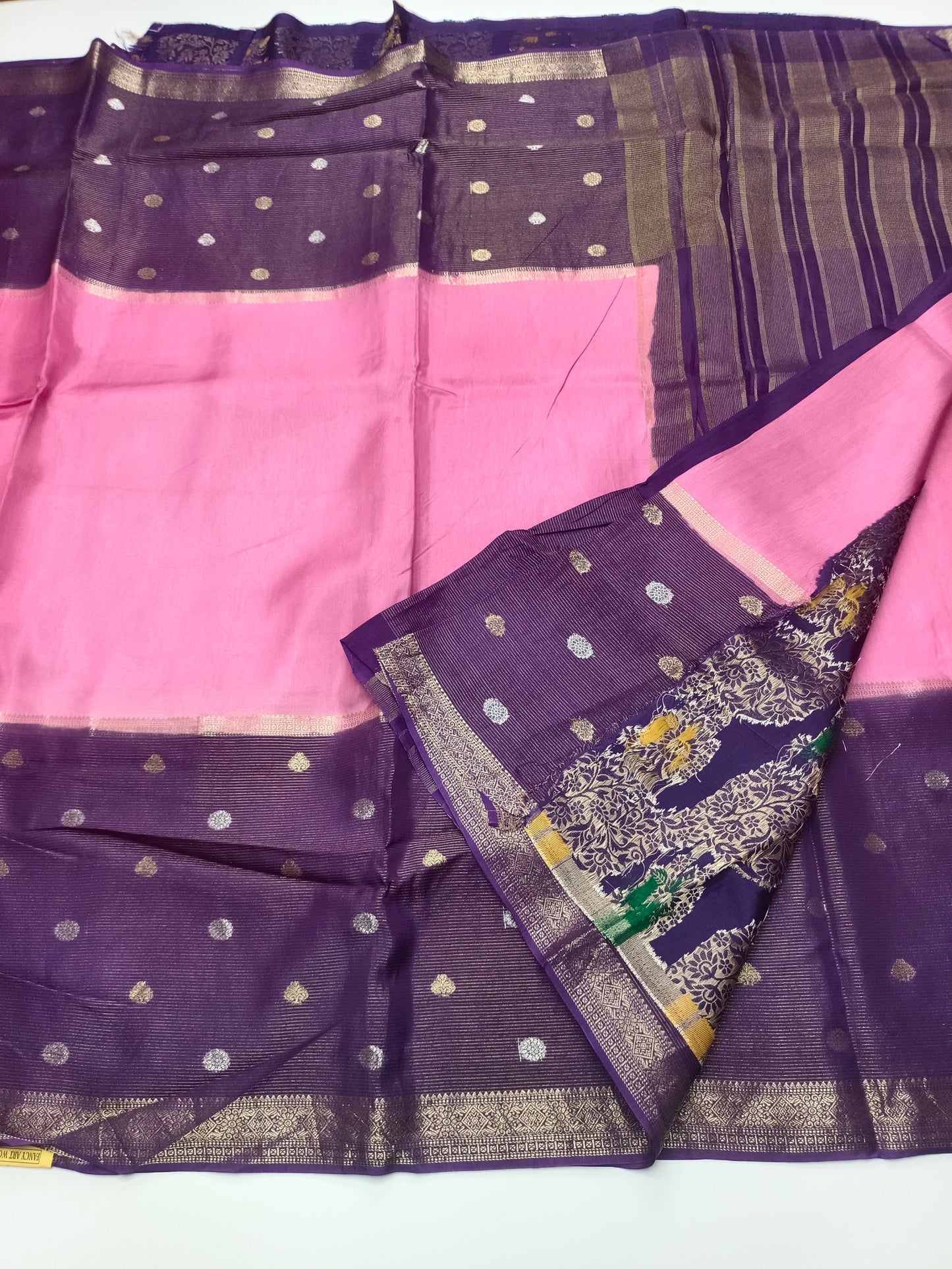 FANCY SEMI DOLA SILK SAREE (SPECIAL 30% DISCOUNT)
