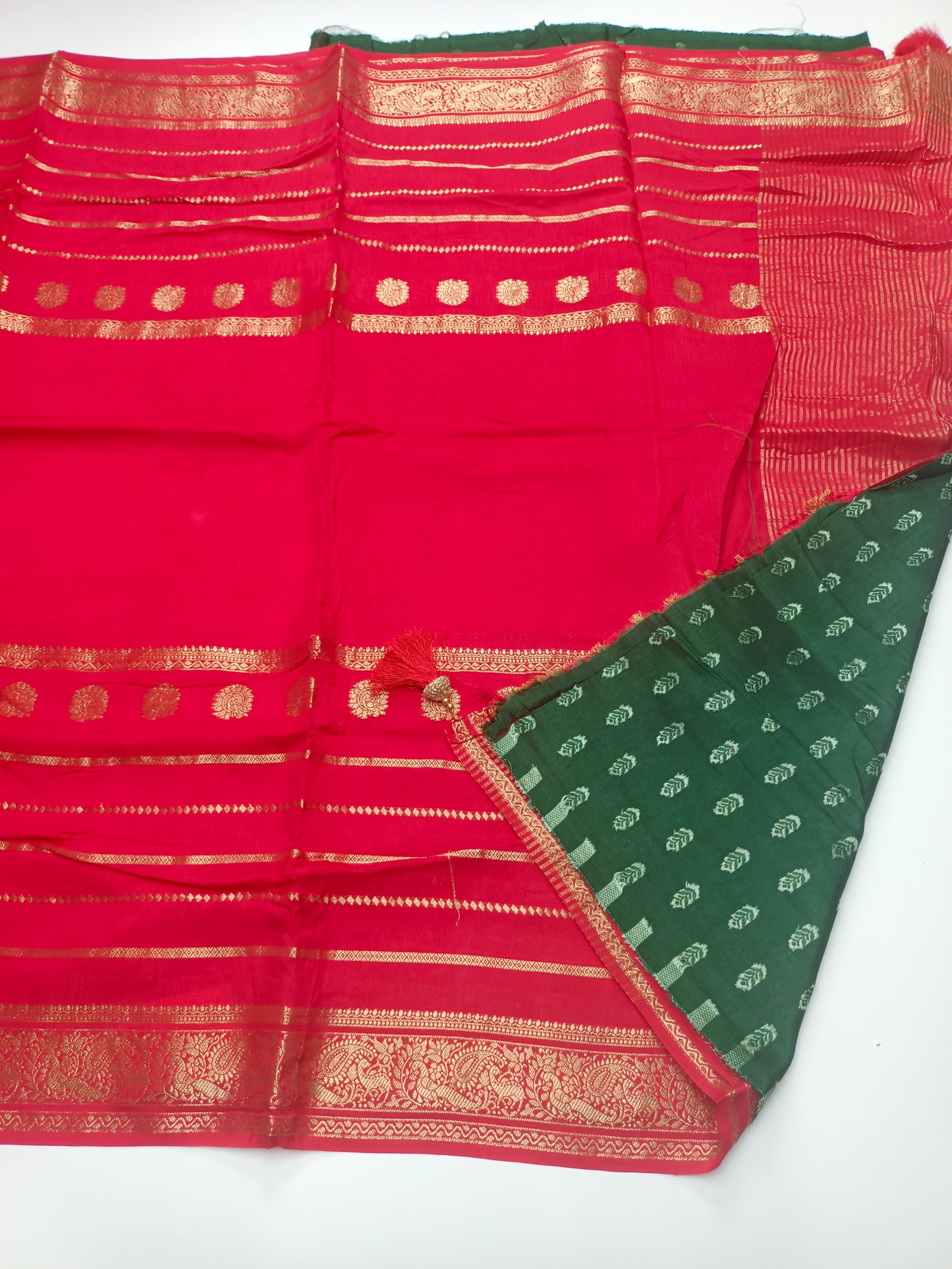 FANCY SEMI DOLA SILK SAREE (SPECIAL 30% DISCOUNT)