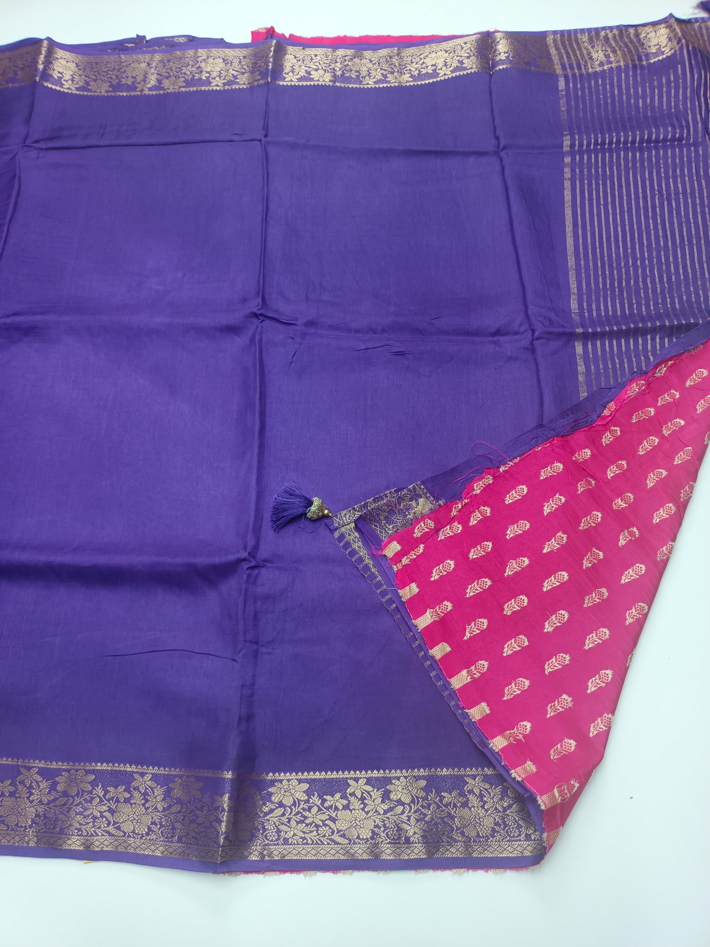 FANCY SEMI DOLA SILK SAREE (SPECIAL 30% DISCOUNT)