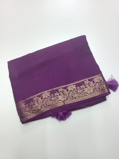 FANCY SEMI DOLA SILK SAREE (SPECIAL 30% DISCOUNT)