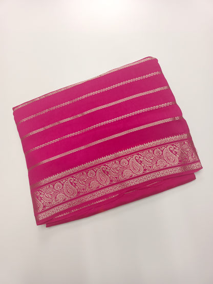 FANCY SEMI DOLA SILK SAREE (SPECIAL 30% DISCOUNT)
