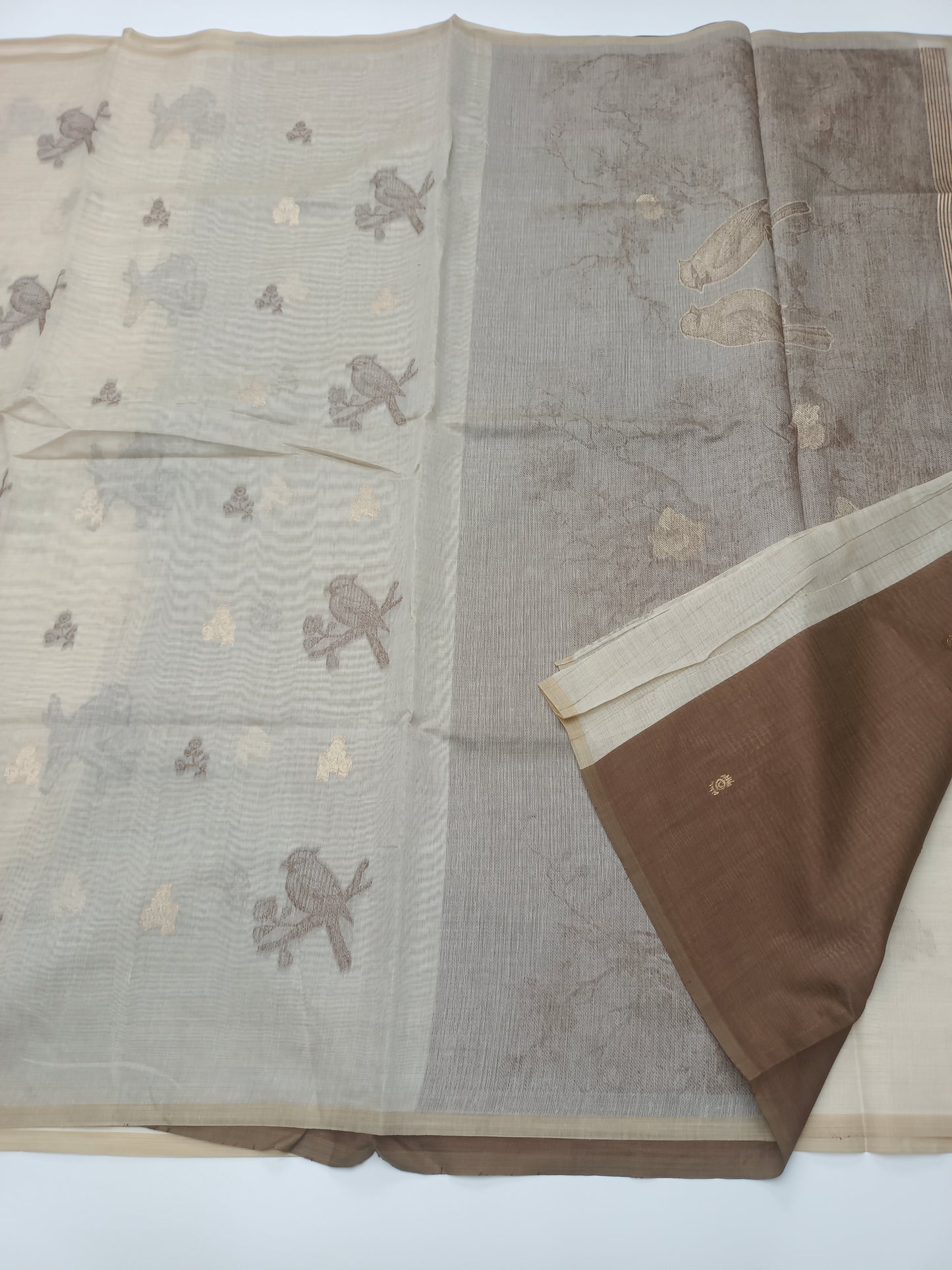 FANCY CHANDERI SILK SAREE (SPECIAL 30% DISCOUNT)