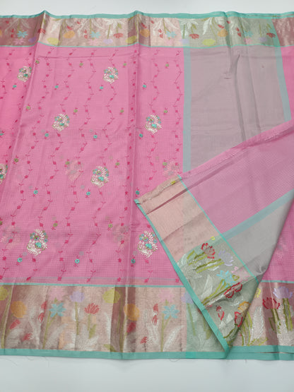 FANCY KORA SILK SAREE (SPECIAL 30% DISCOUNT)