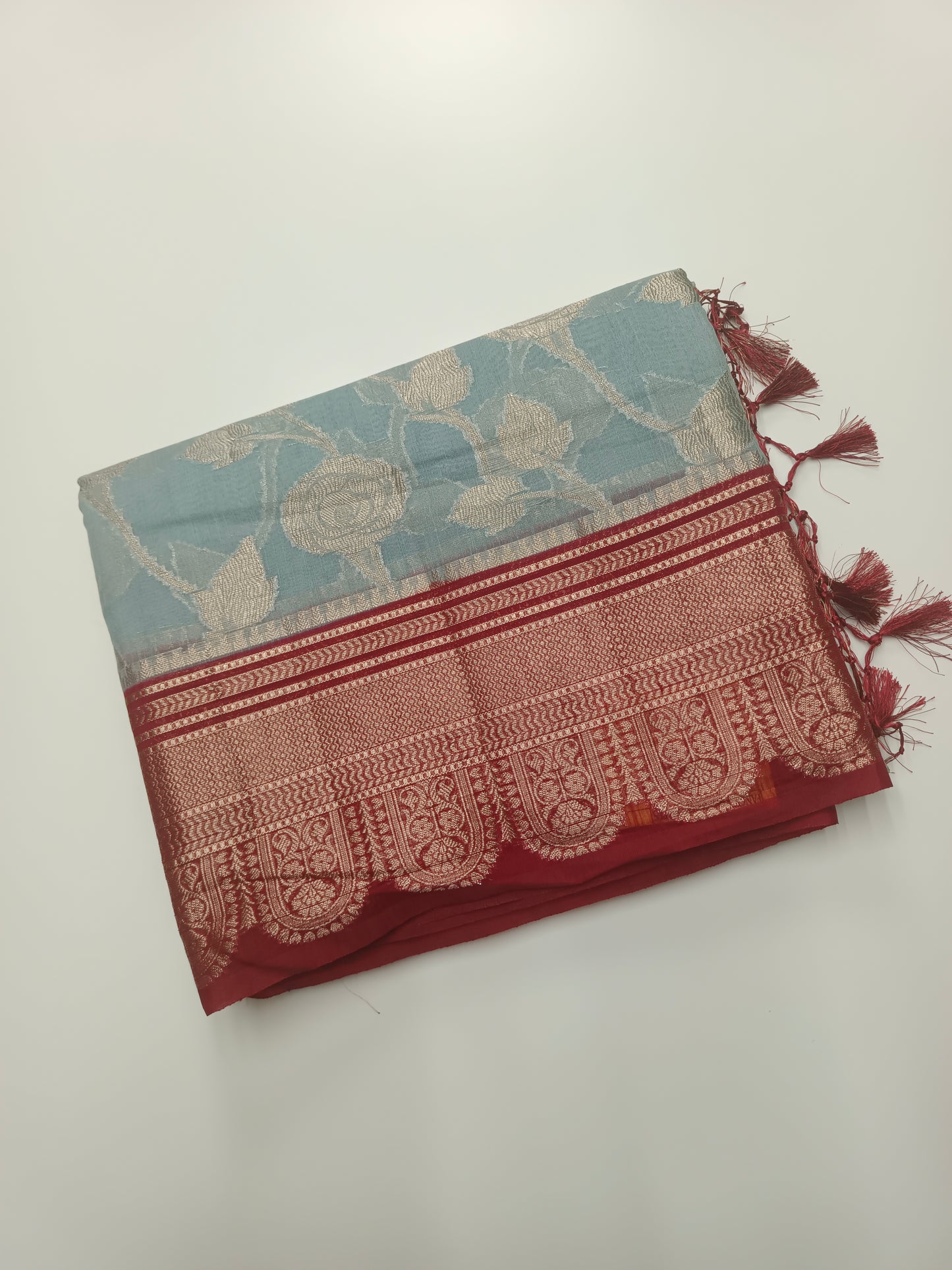 FANCY CHANDERI SILK SAREE (SPECIAL 30% DISCOUNT)