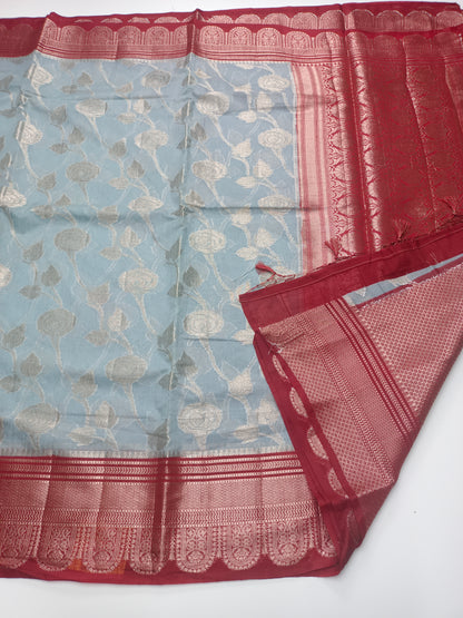 FANCY CHANDERI SILK SAREE (SPECIAL 30% DISCOUNT)