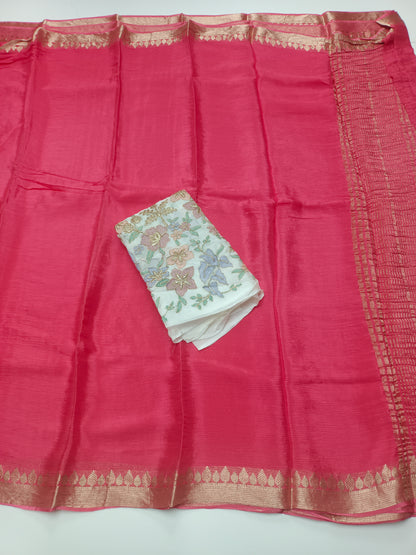 FANCY CHIFFON SAREE (SPECIAL 30% DISCOUNT)