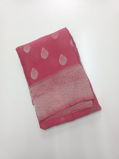 FANCY CHIFFON SAREE (SPECIAL 30% DISCOUNT)