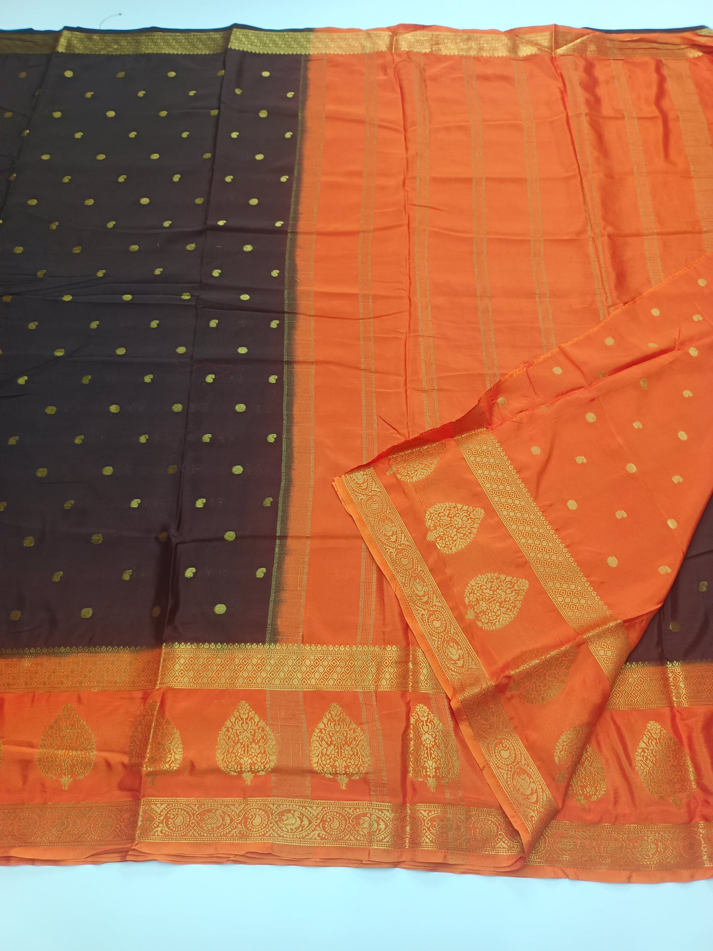 SEMI CREPE SILK SAREE