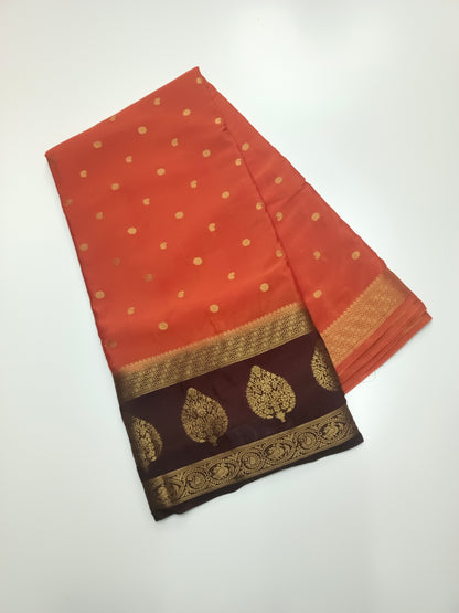 SEMI CREPE SILK SAREE