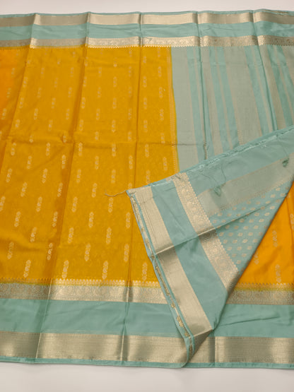 SEMI CREPE SILK SAREE