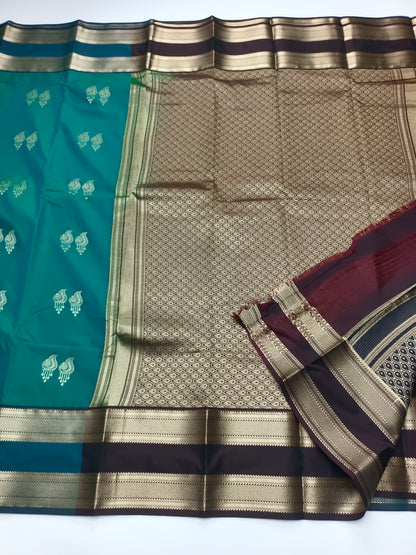 KANCHIPURAM SEMI SILK SAREE