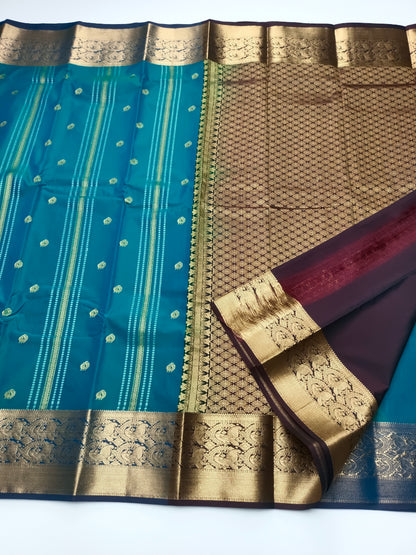 KANCHIPURAM SEMI SILK SAREE
