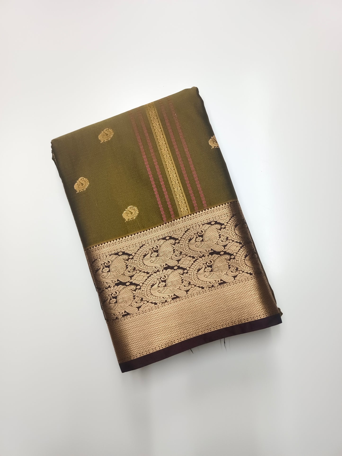 KANCHIPURAM SEMI SILK SAREE