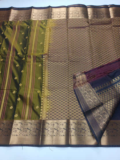 KANCHIPURAM SEMI SILK SAREE